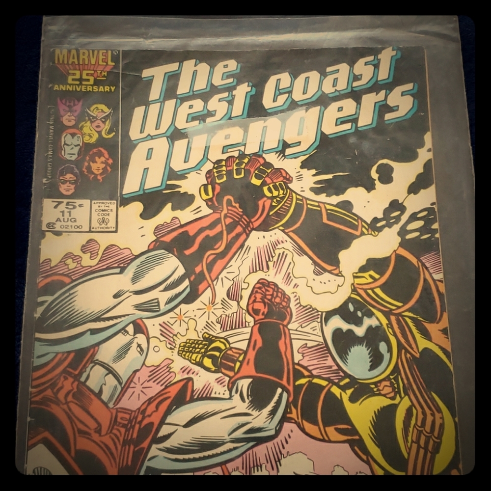Marvel comics 25th anniversary west coast avengers